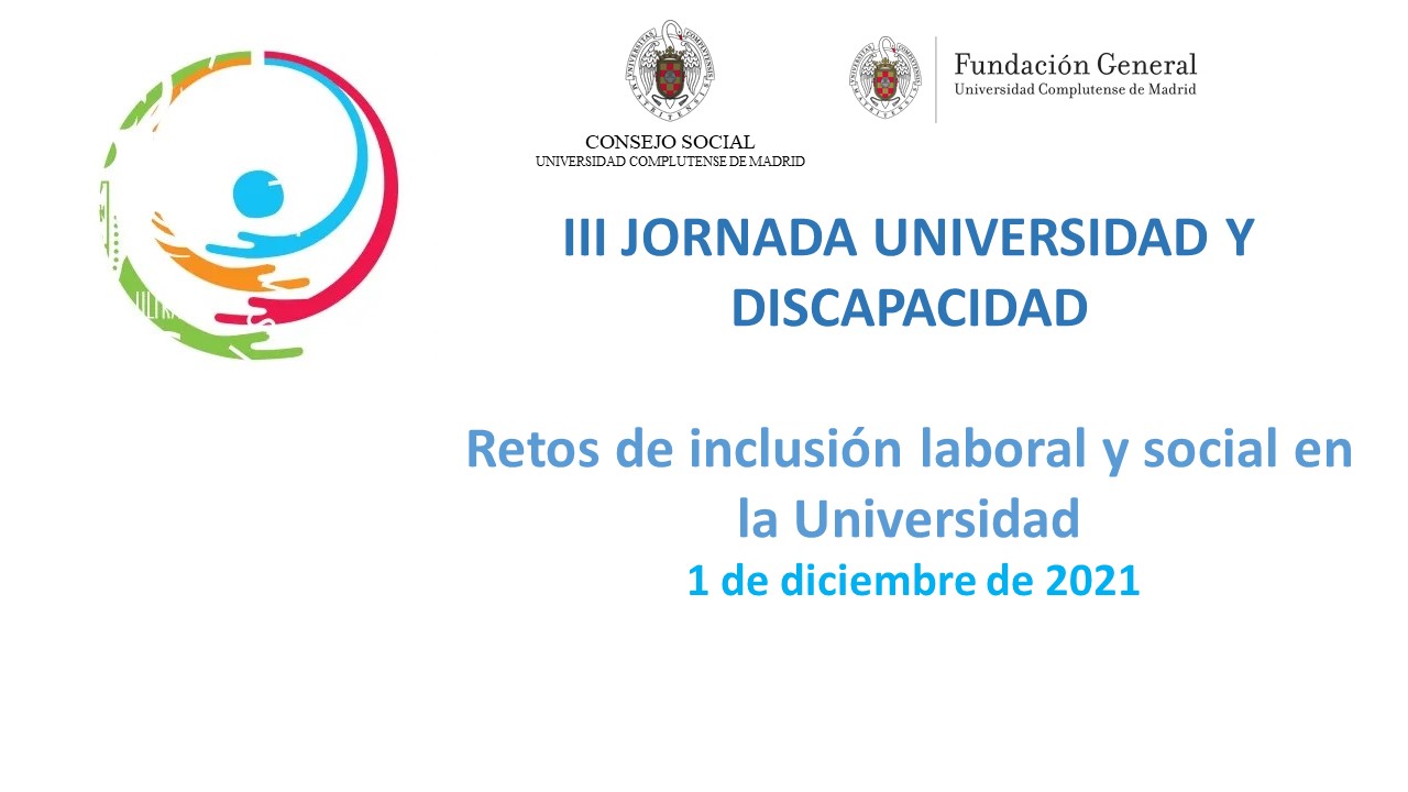 III JORNADA UNIVERSIDAD Y DISCAPACIDAD